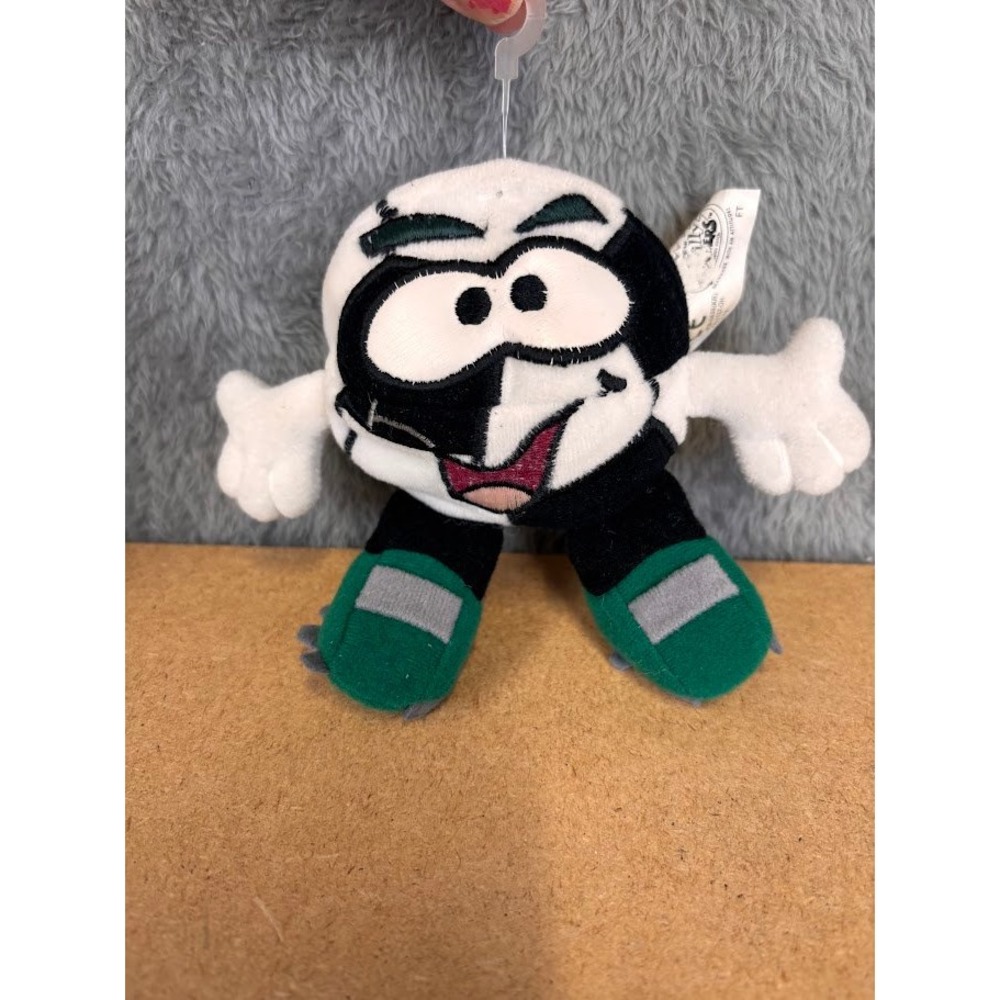 Vintage 1998 Silly Slammers‎ Striker Soccer Ball Plush Beanbag Toy Design 32